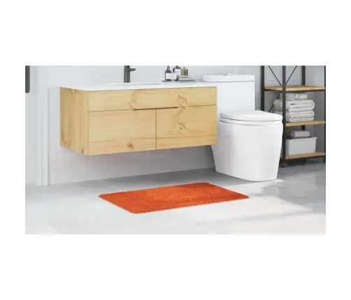 Vannas Paklājs Taisnstūra Formas Oranžs 60X90 Cm Polipropilēns Neslīdošs Vidaxl