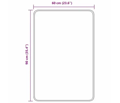 Vannas Paklājs Taisnstūra Formas Oranžs 60X90 Cm Polipropilēns Neslīdošs Vidaxl