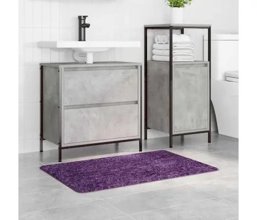 Pret-Slīdošs Vannas Paklājs Violeta 60 X 90 Cm Pp Vidaxl