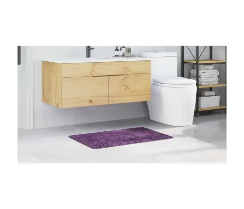 Pret-Slīdošs Vannas Paklājs Violeta 60 X 90 Cm Pp Vidaxl