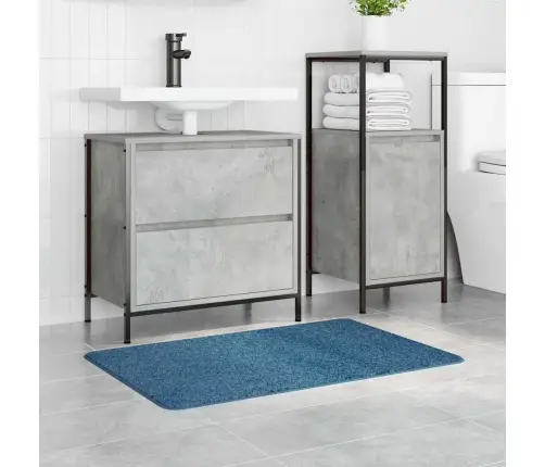 Pret-Slīdošs Vannas Paklājs Zila 60 X 90 Cm Pp Vidaxl