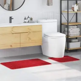 Libisemiskindel Vannimatti Komplekt 2 Pcs Punane Pp