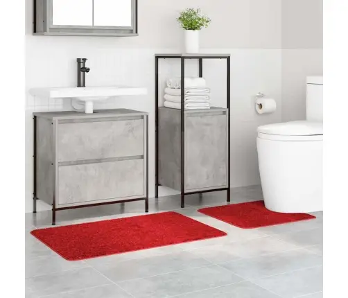 Libisemiskindel Vannimatti Komplekt 2 Pcs Punane Pp