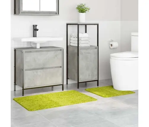 Antisklidus Vonios Kilimėlių Rinkinys 2 Pcs Žalia Pp