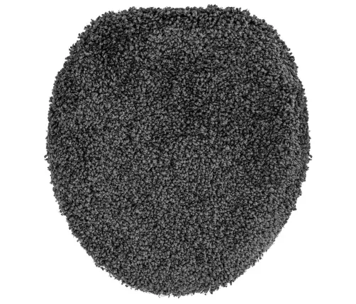 3 Daļu Vannas Paklāju Komplekts Tumši Pelēks Polipropilēns Neslīdošs Vidaxl