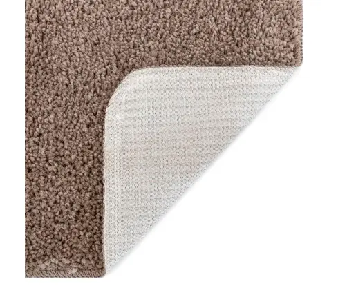 3 Daļu Vannas Paklāju Komplekts Brūns Polipropilēns Neslīdošs Vidaxl