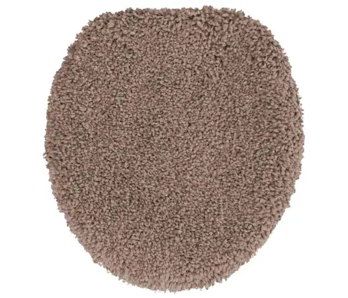 Antisklidus Vonios Kilimėlių Rinkinys 3 Pcs Ruda 50 X 50 Cm Pp