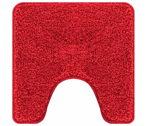 3 Daļu Vannas Paklāju Komplekts Sarkans Polipropilēns Neslīdošs Vidaxl