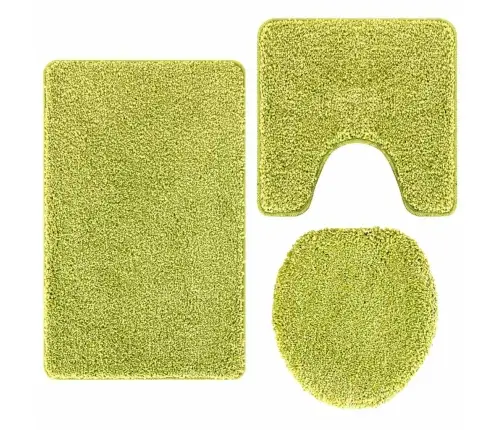 Libisemiskindel Vannimatti Komplekt 3 Pcs Roheline 50 X 50 Cm