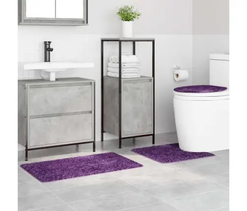 Libisemiskindel Vannimatti Komplekt 3 Pcs Lilla 50 X 50 Cm Pp