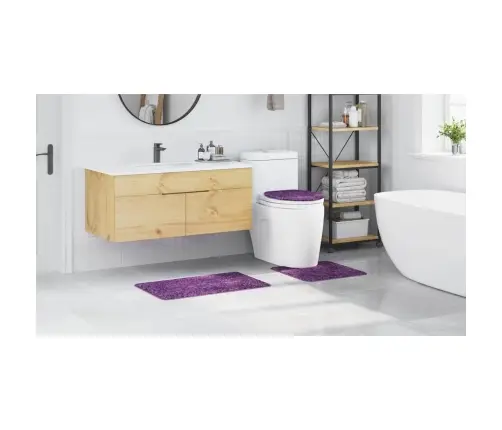 Libisemiskindel Vannimatti Komplekt 3 Pcs Lilla 50 X 50 Cm Pp