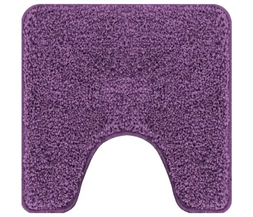 3 Gabalu Vannas Paklāju Komplekts Purpursarkans Polipropilēns Neslīdošs Vidaxl