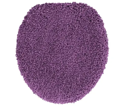 3 Gabalu Vannas Paklāju Komplekts Purpursarkans Polipropilēns Neslīdošs Vidaxl