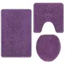 Libisemiskindel Vannimatti Komplekt 3 Pcs Lilla 50 X 50 Cm Pp