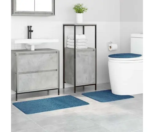 Libisemiskindel Vannimatti Komplekt 3 Pcs Sinine 50 X 50 Cm Pp