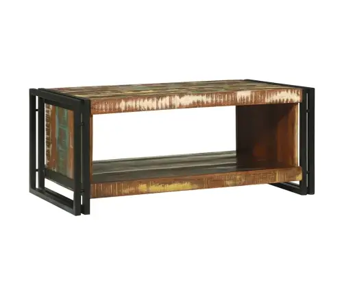 Kohvilaud Mitmevärviline 90 X 50 X 38 Cm Tugev Taastatud Puit