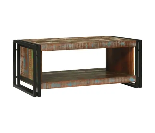 Kohvilaud Mitmevärviline 90 X 50 X 38 Cm Tugev Taastatud Puit