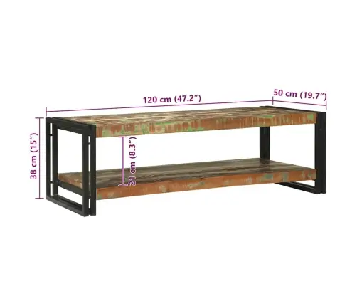 Kavos Staliukas Įvairiaspalvis Kietas Atkurtas Medis