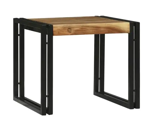 Kavos Staliukas 2 Pcs Ruda Akacijos Medienos Masyvas