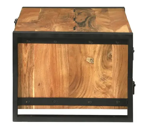 Kafijas Galdiņš Brūna 90 X 50 X 38 Cm Akācijas Masīvkoks Vidaxl