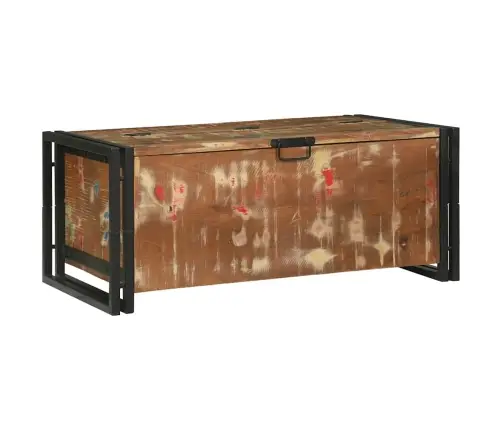 Kohvilaud Mitmevärviline 90 X 50 X 38 Cm Tugev Taastatud Puit