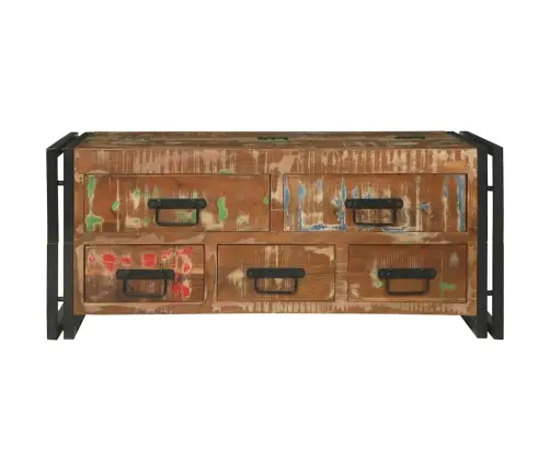 Kohvilaud Mitmevärviline 90 X 50 X 38 Cm Tugev Taastatud Puit