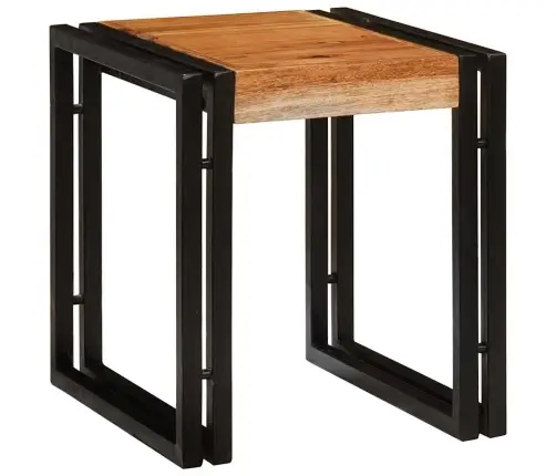 Pabaigos Staliukų Ruda Ir Juoda Akacijos Medienos Masyvas