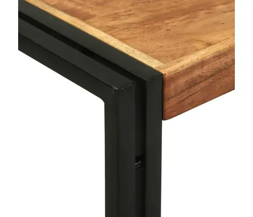 Konsoollaud Riiuliga Pruun 120 X 33 X 75 Cm Tugev Akatsiapuu