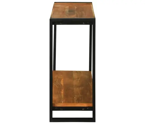 Konsoollaud Riiuliga Pruun 120 X 33 X 75 Cm Tugev Akatsiapuu