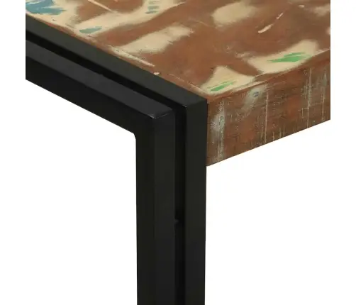 Konsoollaud Riiuliga 120 X 33 X 75 Cm Tugev Taastatud Puit