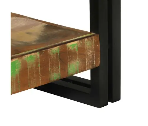 Konsoollaud Riiuliga 120 X 33 X 75 Cm Tugev Taastatud Puit