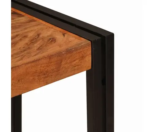 Konsoollaud Riiuliga Pruun 90 X 33 X 75 Cm Tugev Akatsiapuu