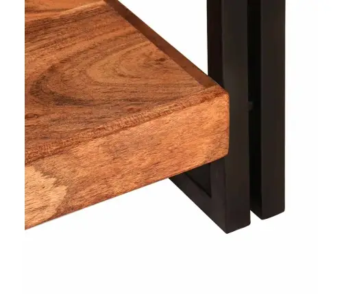 Konsoollaud Riiuliga Pruun 90 X 33 X 75 Cm Tugev Akatsiapuu