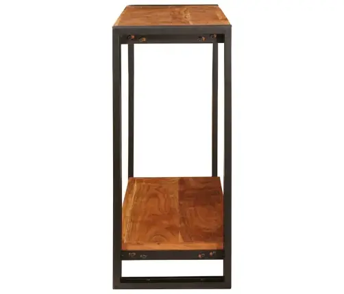 Konsoollaud Riiuliga Pruun 90 X 33 X 75 Cm Tugev Akatsiapuu