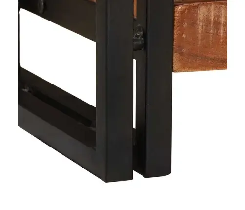 Konsoollaud Mitmevärviline 90 X 33 X 75 Cm Tugev Taastatud Puit