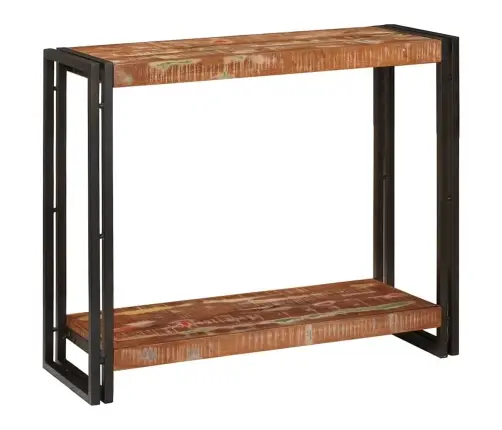 Konsoollaud Mitmevärviline 90 X 33 X 75 Cm Tugev Taastatud Puit