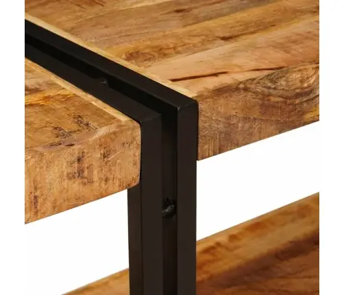 Konsoollaud Riiuliga Pruun 160 X 33 X 75 Cm Tugev Mango Puu