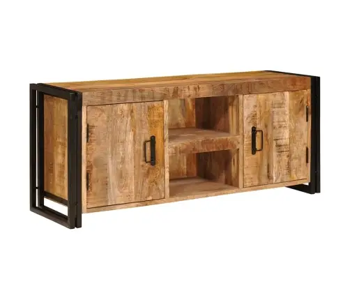 Televizora Skapīša Brūna Masīvs, Neapstrādāts Mango Koks Vidaxl