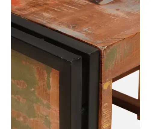 Veepudeli Riiul Pruun 100 X 45 X 33 Cm Tugev Taastatud Puit