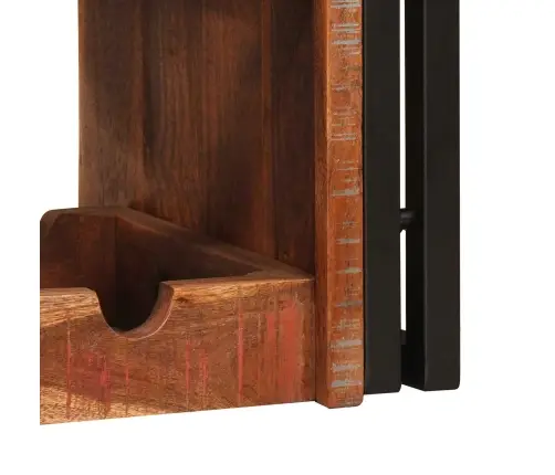 Veepudeli Riiul Pruun 100 X 45 X 33 Cm Tugev Taastatud Puit