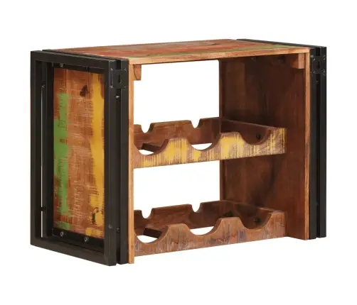 Veepudeli Riiul Pruun 100 X 45 X 33 Cm Tugev Taastatud Puit