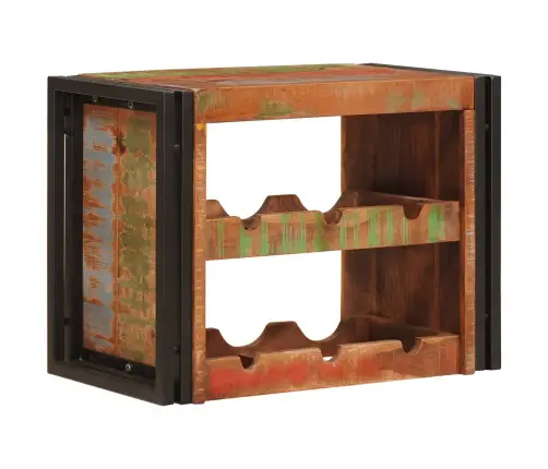 Veepudeli Riiul Pruun 100 X 45 X 33 Cm Tugev Taastatud Puit