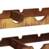 Vīna Plaukts Brūna 100 X 45 X 33 Cm Ciets Atjaunots Koks Vidaxl