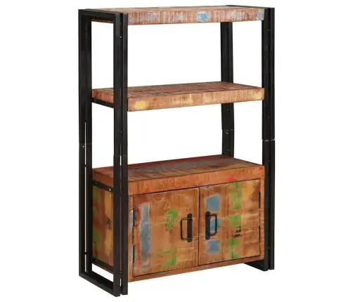 Grāmatplaukts Ar Durvīm Vidaxl