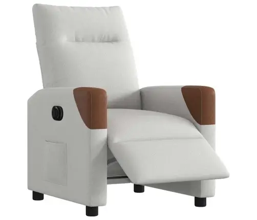 Elektriskais Atpūtas Krēsls, Mākonis Pelēks Audums Vidaxl