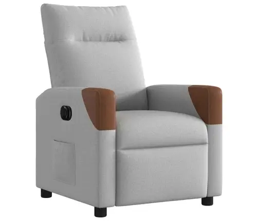 Elektriskais Atpūtas Krēsls, Mākonis Pelēks Audums Vidaxl