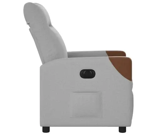 Elektriskais Atpūtas Krēsls, Mākonis Pelēks Audums Vidaxl