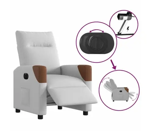 Elektriskais Atpūtas Krēsls, Mākonis Pelēks Audums Vidaxl