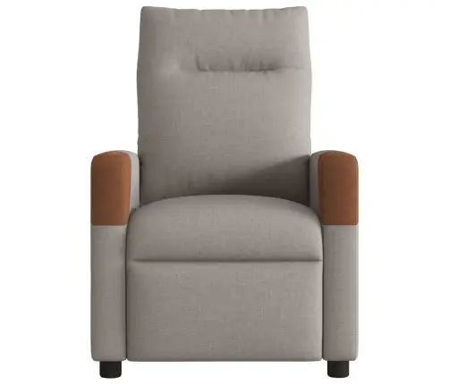 Elektrisks Atpūtas Krēsls, Atgāžams, Pelēkbrūns Audums Vidaxl Elektrisks Atpūtas Krēsls, Atgāžams, Pelēkbrūns Audums Vidaxl