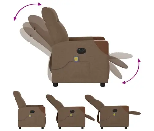 Elektriline Massaažitool, Pruun, Kangas